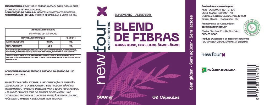 BLEND DE FIBRAS BLEND DE FIBRAS - 60 Cáps - Imagem 2