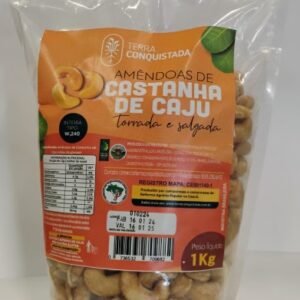 CASTANHA DE CAJU TORRADA E SALGADA 1kg