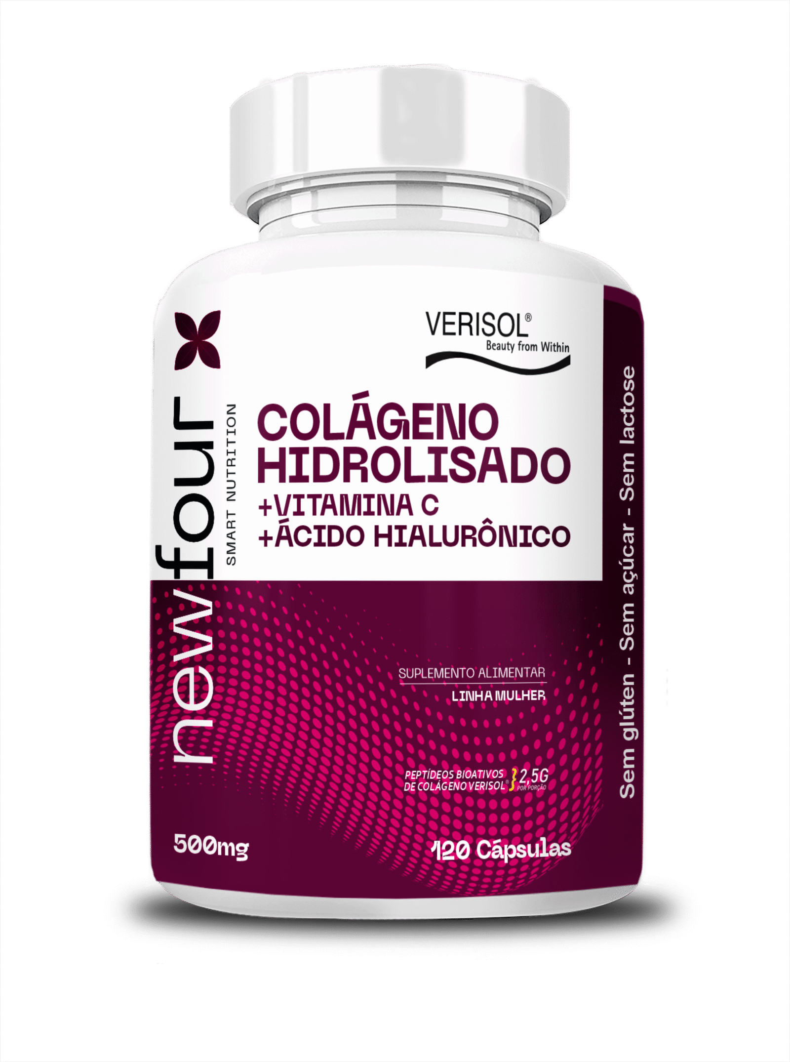 COLAGENO + VITAMINA C + ACIDO HIALURONICO + VERISOL 120 CAPS VERISOL COLAGENO+VITAC+ACIDO HIALURONICO 120Cáps