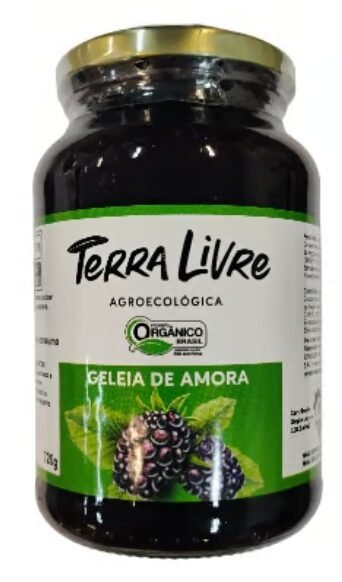 GELEIA DE AMORA ORGÂNICO 720g GELEIA DE AMORA ORGÂNICA 720g