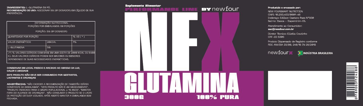 GLUTAMINA NFX GLUTAMINA - 300g - Imagem 2