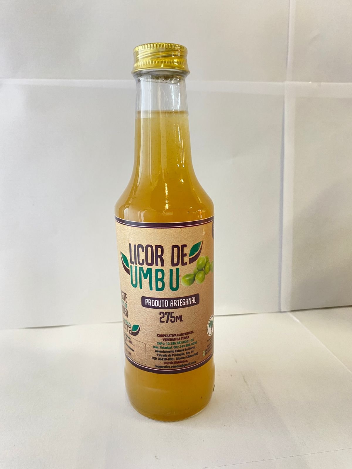 LICOR DE UMBU 275 ml LICOR ARTESANAL DE UMBU 275ml