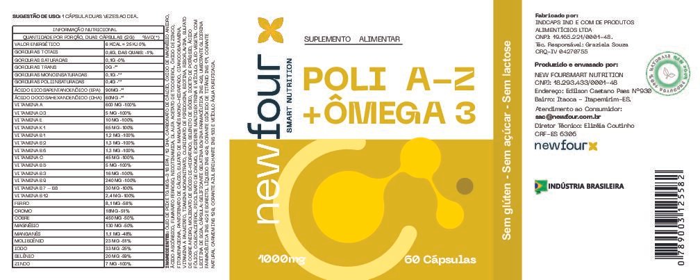 NEW POLI NEW POLI + ÔMEGA 3 - 60 Cáps - Imagem 2
