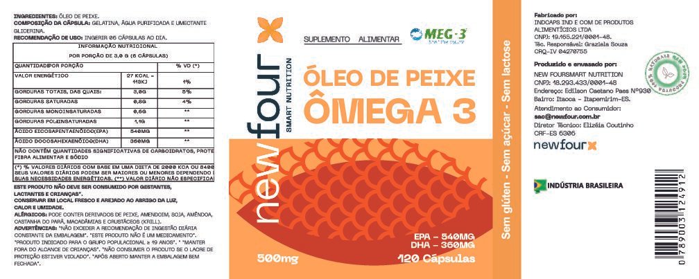 OMEGA 3 500 MG 120 CAPS ÓLEO DE PEIXE ÔMEGA 3 - 120 Caps 500mg - Imagem 2