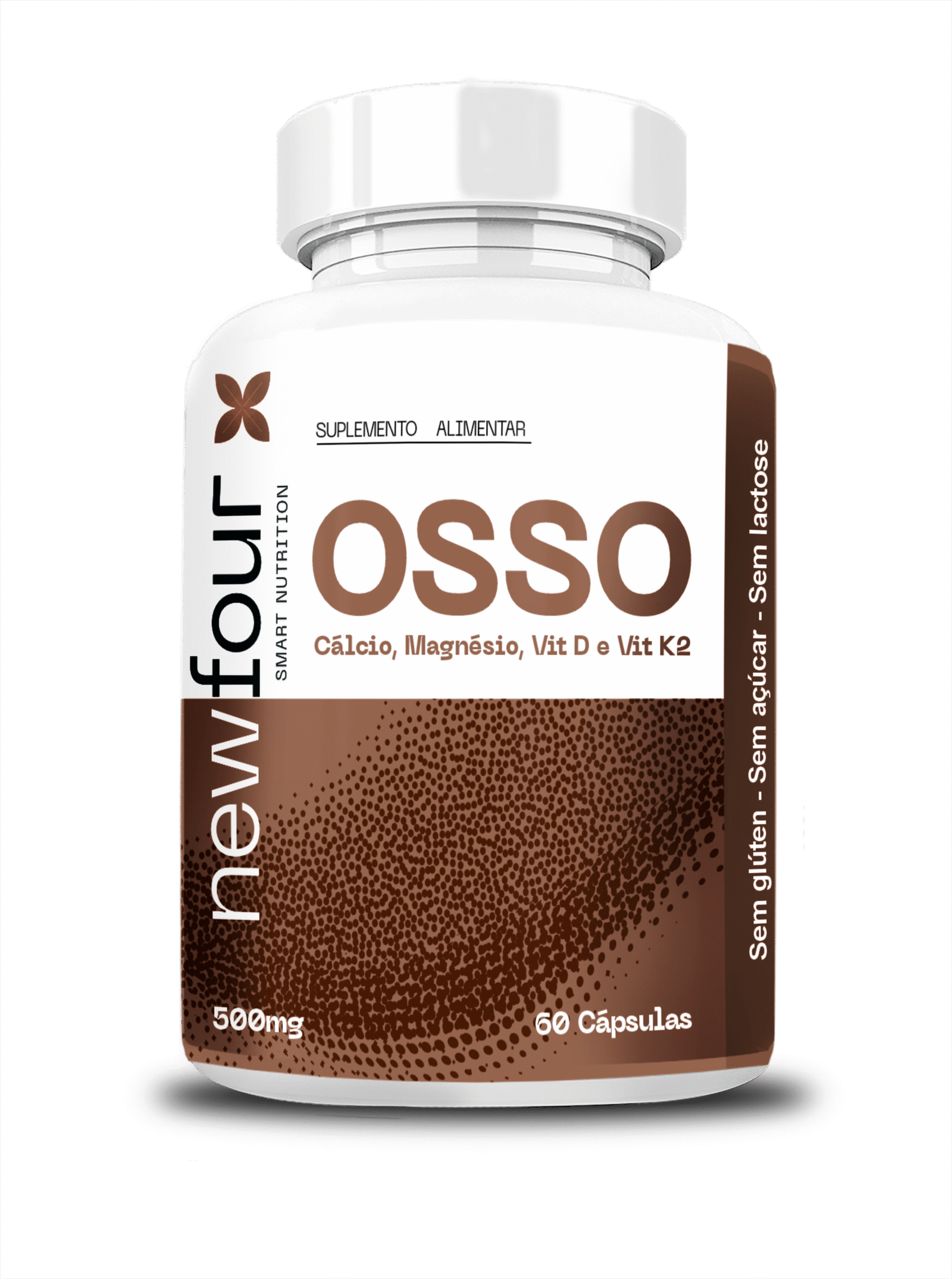 OSSO OSSO (Cálcio, Magnésio, Vit D e Vit K2) - 60 Cáps