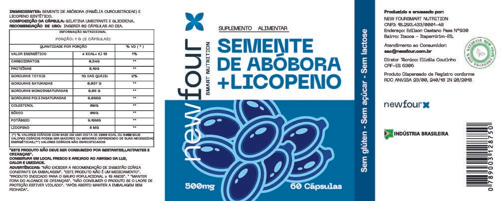 SEMENTE DE ABOBORA + LICOPENO 60 CAPS pó capsula SEMENTE DE ABÓBORA COM LICOPENO - 60 Cáps - Imagem 2