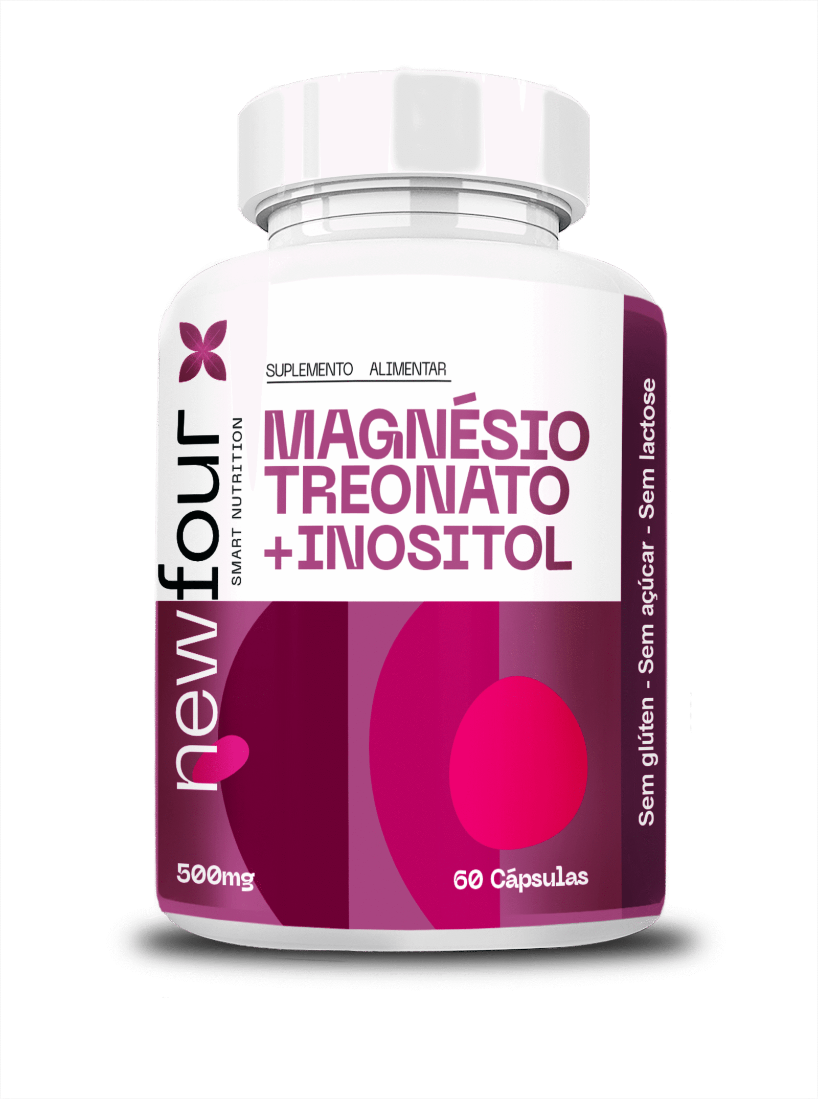 TREONATO + INOSITOL MAGNÉSIO TREONATO + INOSITOL - 60 Cáps