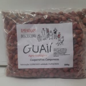amendoim agroecolÓgico vermelho 500g