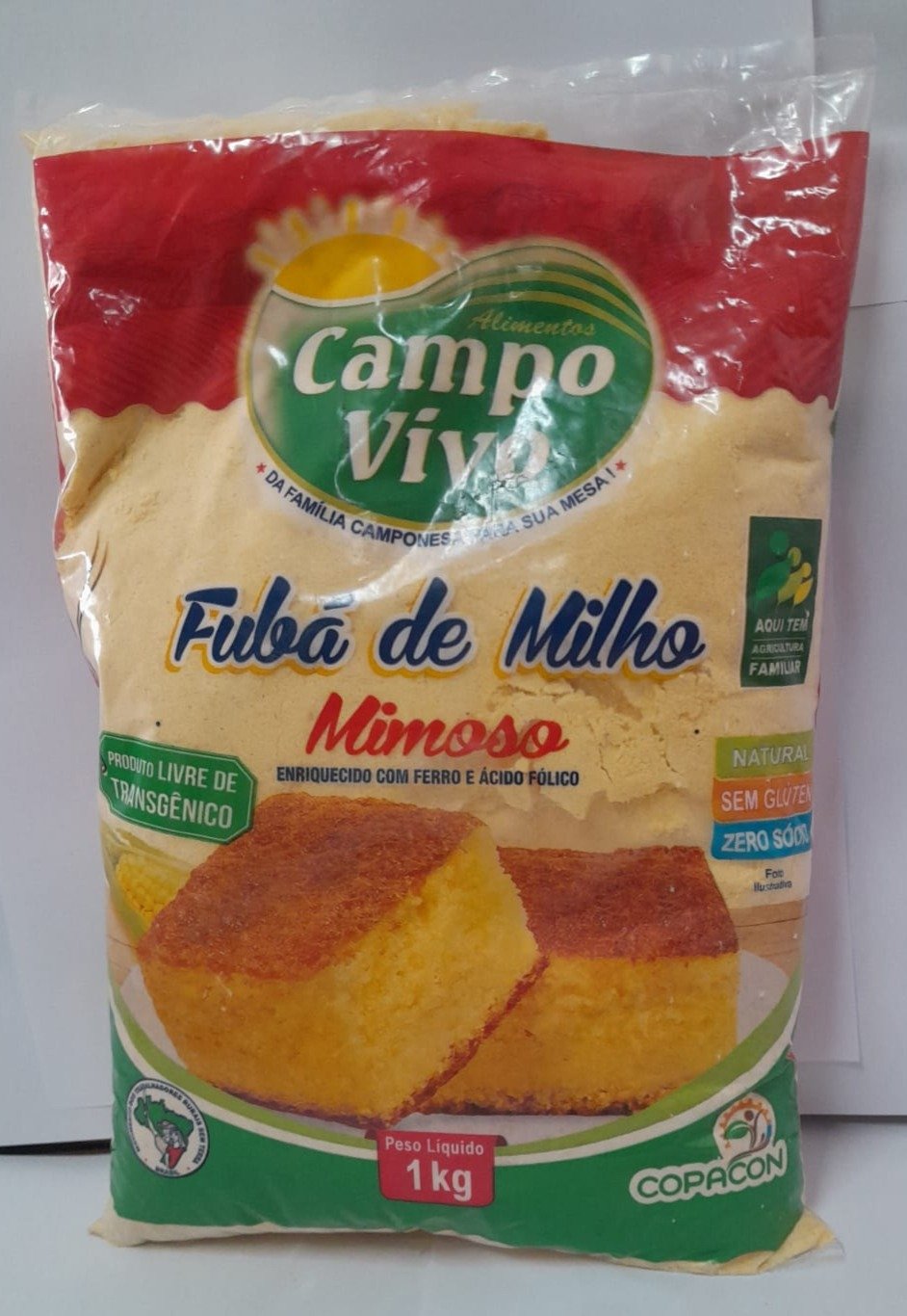 fubÁ mimoso campo vivo (nÃo transgÊnico) 1kg fubÁ mimoso campo vivo (nÃo transgÊnico) 1kg