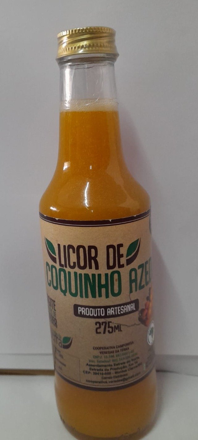 licor artesanal de coquinho azedo 275ml licor artesanal de coquinho azedo 275ml
