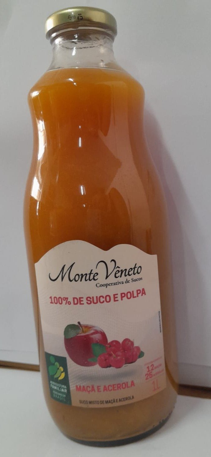 suco de maÇÃ e acerola (vidro) 1l suco de maÇÃ e acerola (vidro) 1l