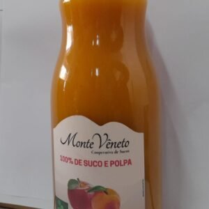 suco de maÇÃ e pÊssego vidro 1l
